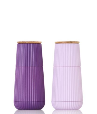 Set Pfeffer- und Salzmühle Scape | dark purple&light purple